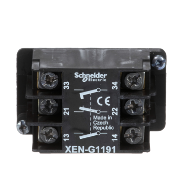  Bloc contact  rappel 1O+2F 2v 
