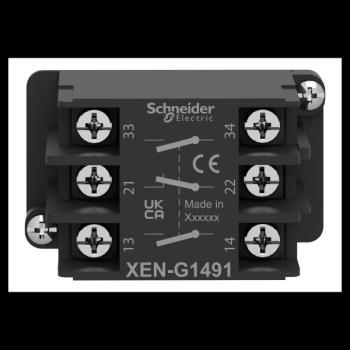  Bloc contact � rappel 1O+2F 1v 