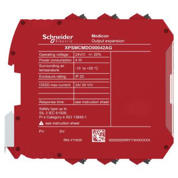  4 ou 2 OSSD-8 sorties-ressort 