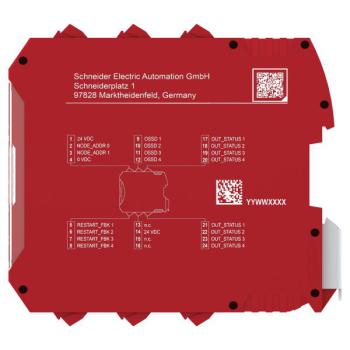  4 ou 2 OSSD-8 sorties-� vis 