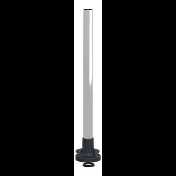  TUBE ALU 400 MM PIED PLAS 
