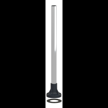  TUBE ALU 400 MM PIED PLAS 