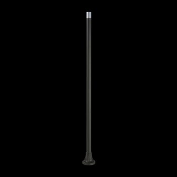  TUBE ALU NOIR 800 MM PIED 