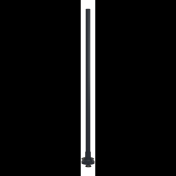  TUBE ALU NOIR 800 MM PIED 