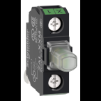  Bloc lum. bote LED vert 230V 