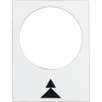  ETIQ 30X40MM BLC Droite PV-GV 