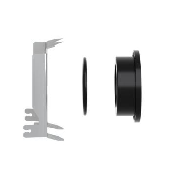  BLACK METAL FLUSH MOUNTIN 