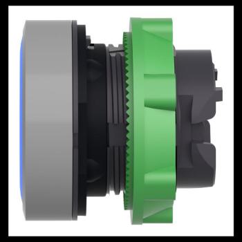  t�te bouton poussoir O22 bleu 