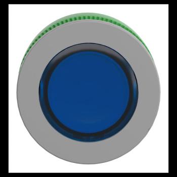  t�te voyant DEL O22 flush bleu 