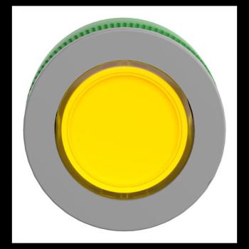  t�te voyant DEL O22 flush jaun 