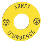  ETIQ DIAM 45MM ARRET D UR 
