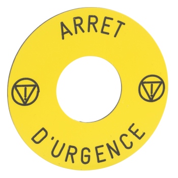  ETIQ DIAM 45MM ARRET D UR 