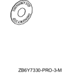  ETIQ DIAM 45MM EMERGENCY 