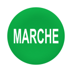  capsule BP flush 'MARCHE' vert 