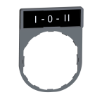  Porte-tiquette plat 30x40 gri 