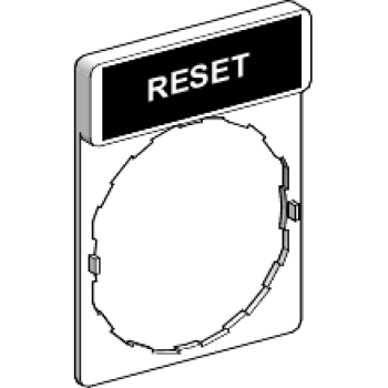  Porte tiquettes RESET 