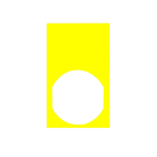  ETIQU V. 30X50 JAUNE POUR 