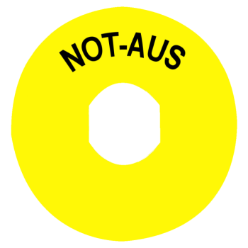  Etiquette circulaire jaun 