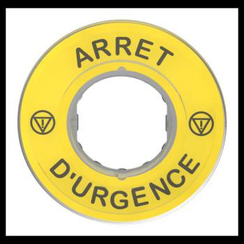  ETIQUETTE ARRET D URGENCE 
