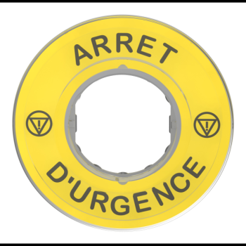  ETIQUETTE ARRET D URGENCE 