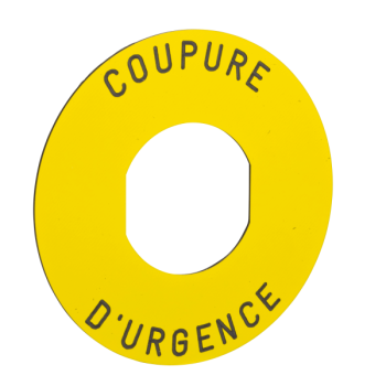  ETIQUETTE CIRCULAIRE JAUN 
