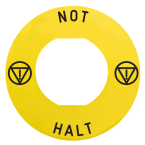  ETIQUETTE NOT HALT ZBZ160 