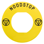  ETIQUETTE NOODSTOP ZBZ160 