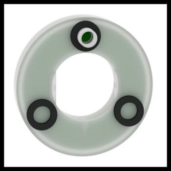  Etiquette lumineuse O60 24V 