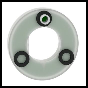  Etiquette lumineuse O60 24V 