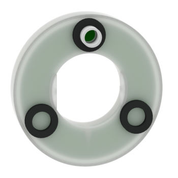  Etiquette lumineuse O60 24V 