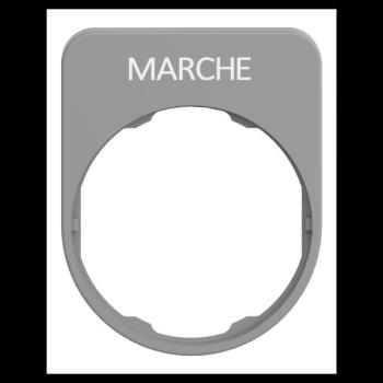  PLAQUE SIGNALETIQUE 40X50 MM 