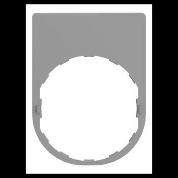  Porte-�tiquette plat 40x50 gri 