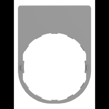  Porte-tiquette plat 40x50 gri 
